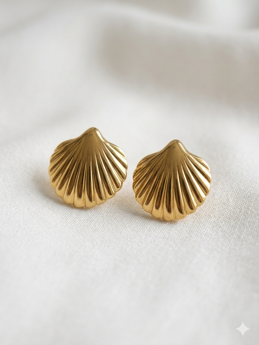 Chunky Gold Hoop Earrings | Stainless Steel, Tarnish-Free Everyday Statement Jewelry.